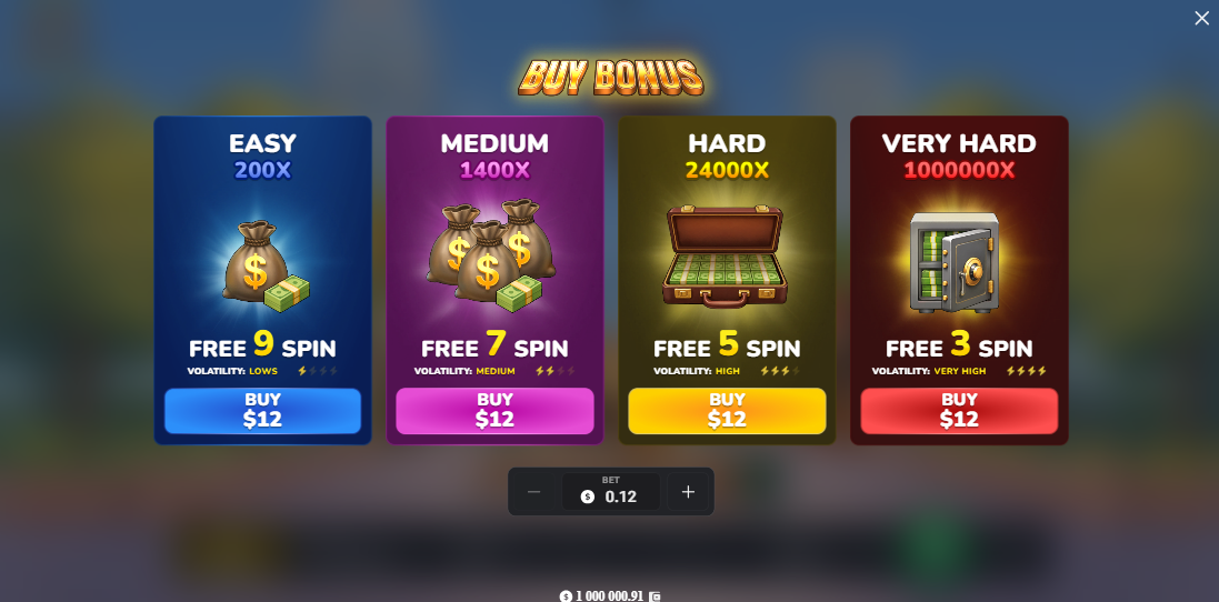Bonus Buy ng MegaBlock Empire na may apat na opsyon ng free spins