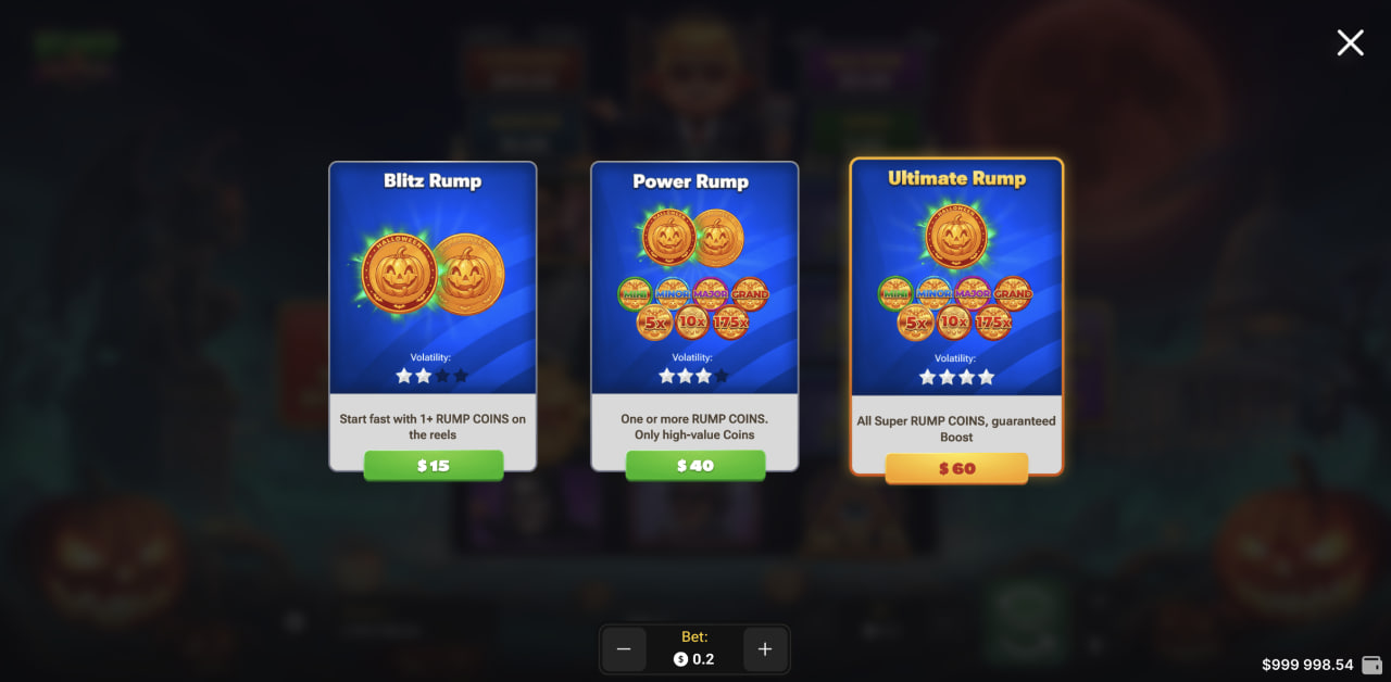 Rump And Halloween scam sugal bonus app totoong pera, tatlong opsyon ng Buy Bonus sa computer